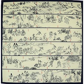 Maruju Gi-Gi Canvas Wrap, Cotton Cloth Wrap, Navy Blue, Approx. 19.7 x 19.7 inches (50 x 50 cm), Made in Japan, Easy to Wrap, Lightweight and Convenient, Made in Japan, Compact Product