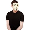 Guy Fawkes Mask, Cream, Elastic Strap