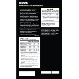 Emerald Harvest EMHBG Bloom Gallon/3.8 Liter (4/Cs) fertilizers, 3.8 L, natural