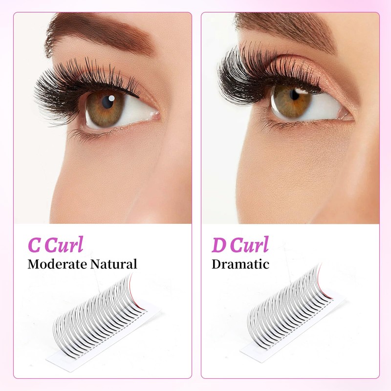 Premade Eyelash Fans Extension 8-15mm Length 3D/4d/5d/6d/7d/8d 0.07mm Short Stem