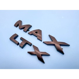 Unbranded Matte Black XLT MAX Overlay Letters Emblem FIT 2022-2024 Ford EXPEDITION Max