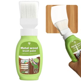 Anirun All-in-One Paint 17 oz Touch-Up Paint for Furniture, Cabinets, Wood, Metal - No Sanding, Fast-Drying, Water-Based Multi-Surface (White Gloss)