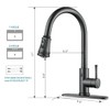 Welsan Touchless Kitchen Faucet, Hands-Free Automatic Smart Faucet with Pull
