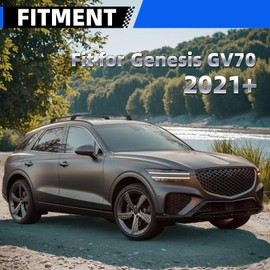 AUXPACBO Upgraded Cross Bar Fit for Genesis GV70 2022 2023 2024 2025 Roof Rack Crossbars Rooftop Luggage Cargo Carrier for Canoe Kayak Bike