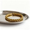 Lubrifico 14k Chunky Gold Plated Rope Link Bracelets for Women