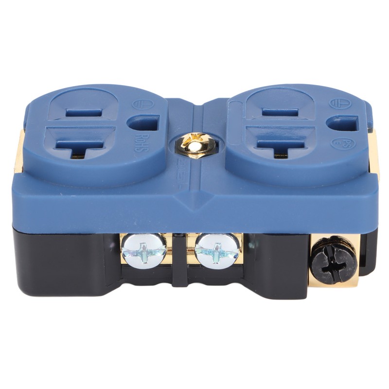 DP‑1G Audiophile Pure Copper Duplex Socket 20A 125V Copper 24k