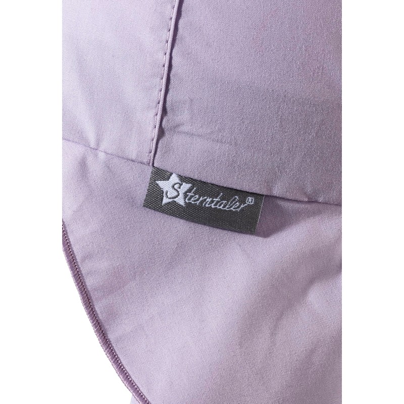 Sterntaler Girls' Modern Peaked Cap with Neck Protection, Lilac purple