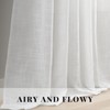 VOILYBIRD Short Curtains for Kitchen Window Linen Texture Curtains Farmhouse