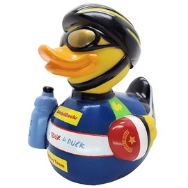 CelebriDucks Floating Rubber Ducks - Collectible Bath Toy Gift for Kids & Adults of All Ages (Le Tour de Duck)
