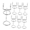 DOITOOL 20 Pcs Pegboard Screwdriver Organizers Durable Dual Ring Tool