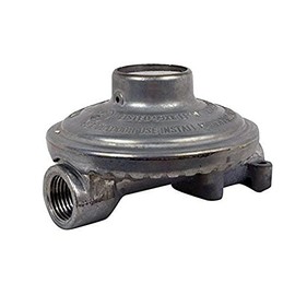 Mr. Heater F273767 Propane Low Pressure LP Regulator 1/4' female pipe thread inlet and a 3/8' female pipe thread outlet,Multicolored,Regular