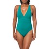 Profile by Gottex Women's Standard Phoebe Deep Plunge One Piece,
