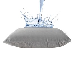 Furlupy Small Shredded Gel Memory Foam Pillow，Camping Pillow Travel Pillow- Adjustable for Contoured Support -Portable Ideal for Backpacking, Camping, Travel, Car, Airplane,Office Nap