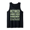Best Retirement Art for Men Dad Husband Retired Retirement Tank