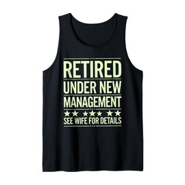Best Retirement Art for Men Dad Husband Retired Retirement Tank Top