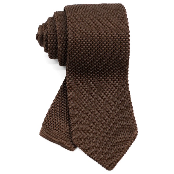 WANDM Men's Pointed Knit Tie Necktie Width 2.75 inches Washable