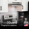 Broan-NuTone 4124SF 24-Inch Fingerprint Resistant Ductless Under-Cabinet Range Hood, 24",