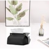 Leather Tissue Box Cover Holder, 1Pc Modern PU Leather Rectangular
