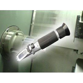 FSR Brix Refractometer 0-32% Cooling Emulsions Cutting Oil Cooling Lubricant CNC 3006 Fruits KSS with Calibration Solution