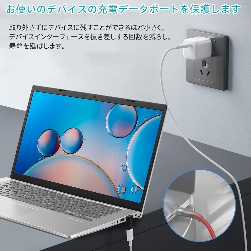 YFFSFDC USB 4.0 Type C Converter Adapter, L Shape L