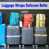 M METERXITY Pack of 4 Luggage Straps Suitcase Straps Travel