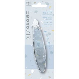 Tombow CT-PAX5C Pencil [Limited] Correction Tape, Monoair, Pen Type, Sheer Stone Pattern, 0.2 inches (5 mm) x 6 m (Powder Blue)