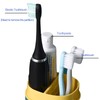 Detachable Travel Toothbrush Holder, Portable Toothbrush Case 3 in 1