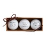 Mud Pie Men's Whos Your Caddy Golf Ball Set, 1