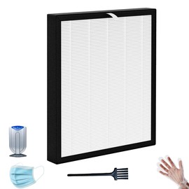 For XJ-3800 True HEPA Replacement Filter Compatible with Surround Air Intelli-Pro XJ-3800 Air Purifier, 2-in-1 H13 HEPA & Carbon Filter for Home Air Cleaner (1 Pack)