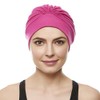 Beemo Swim Caps for Women Swimming Turban Polyester Latex Lined