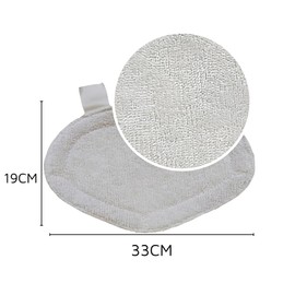 Zeltauto Microfiber Cloths Replacement Pads Compatible with Polti Vaporetto SV460 Steam Cleaner Polti Vaporetto Accessories (4 Pack)