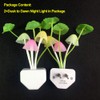 [2 Pack] UTLK Plug in LED Mushroom Night Light Lamp