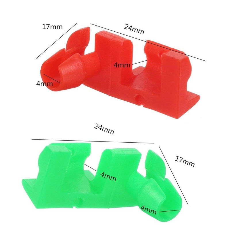 6 Sets Tailgate Handle Rod Clip for 1999-2007 Chevy Silverado