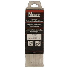 M.K. Morse RB618T25 6-by-3/4-by-0.035-Inch 18 TPI Bi-metal Reciprocating Saw Blade, 25-Pack