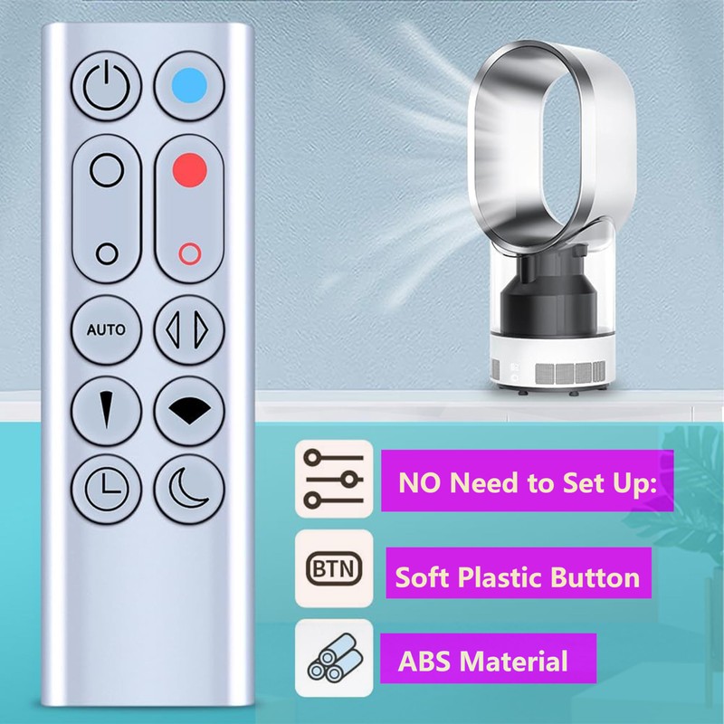 Xxtylo Remote Control for Dyson Hot + Cool HP02 HP03