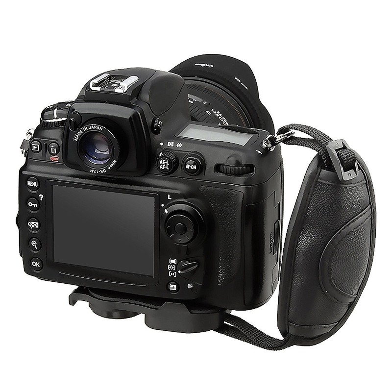 Black Ergonomic Ergonomic Stabilization Grip for Camera Padded Wrist Dragon
