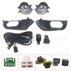 RainMan S Left+Right Clear Bumper Pair of Front Fog Light