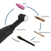 TIG Welding Torch Head Kit 360 Degree Rotatable Air Cooling
