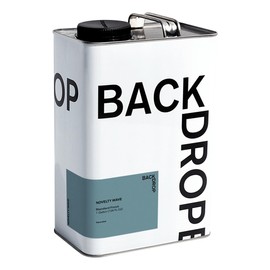 BACKDROP | Premium Exterior Paint | Standard Semi Matte, Low Sheen Finish | Self-Priming, Low VOC, Green Wise Certified | NOVELTY WAVE - Warm blue | 1 Gallon