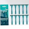 Dorco 도루코 터치3면도기1P_10개입 Dorco Touch 3 Blade Razor 1 Piece, 10 Count [Unit price]