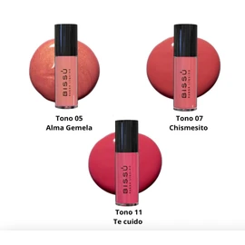 Set Viral Rubores Líquidos Bissu y Labial Mate Larga duracion Ivy, 3 tonos disponibles (801 Pink Pop)