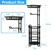Toilet Paper Holder Stand with Shelf, Free Standing Toilet Tissue