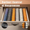 Coffee Pod Storage Holder Drawer Insert for Counter Compatible with