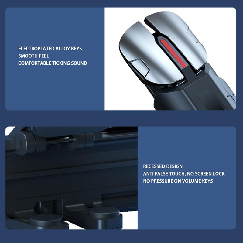 6 Finger PUBG Mobile Game Controller, Powerful Game Assistance Tool,