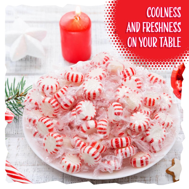 Starlight Mints Peppermint Candy | 2 Pound Bag, About 180