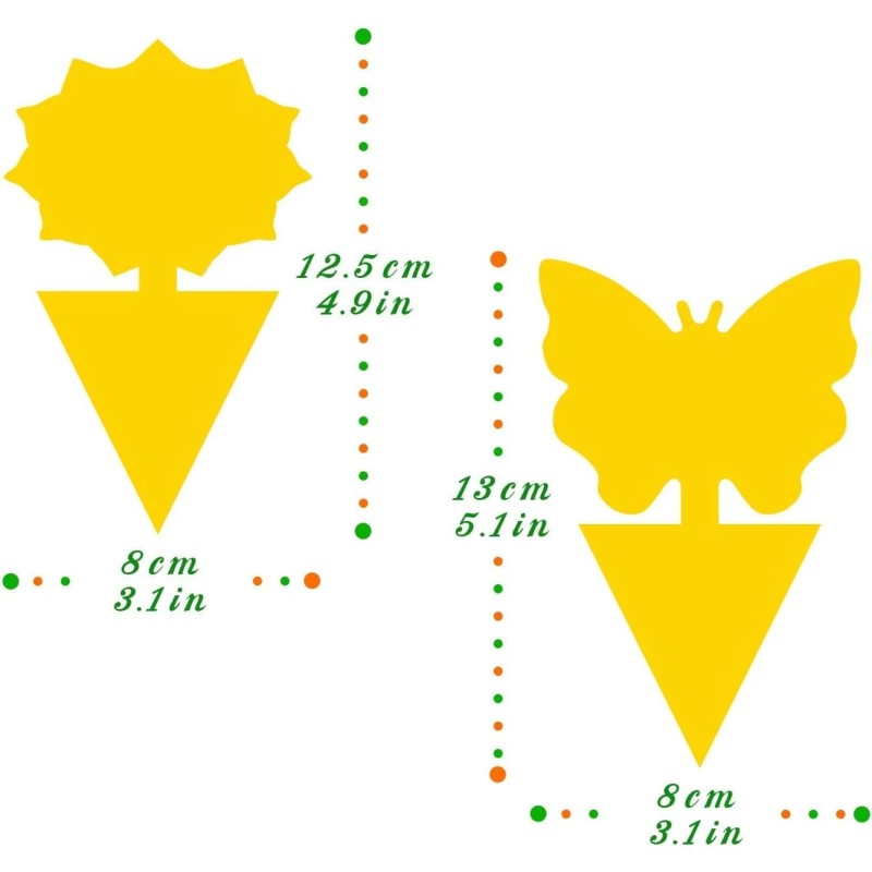 Mosqueda 36 Pack Yellow Sticky Bug Traps – Fruit Fly