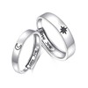 Couple Rings 925 Sterling Silver Matching Rings Engagement Pair Rings