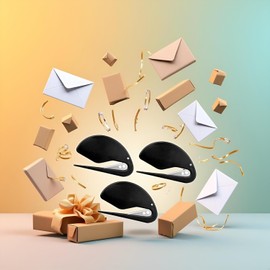 3Pcs Black Letter Openers, Envelope Slitters, Mail Opener, Package Opener, Safety Papers Cutter