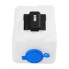 Qiilu Universal Windshield Windscreen Washer Pump Bottle Tank Kit Cleaning Tools 12V for Classic Cars