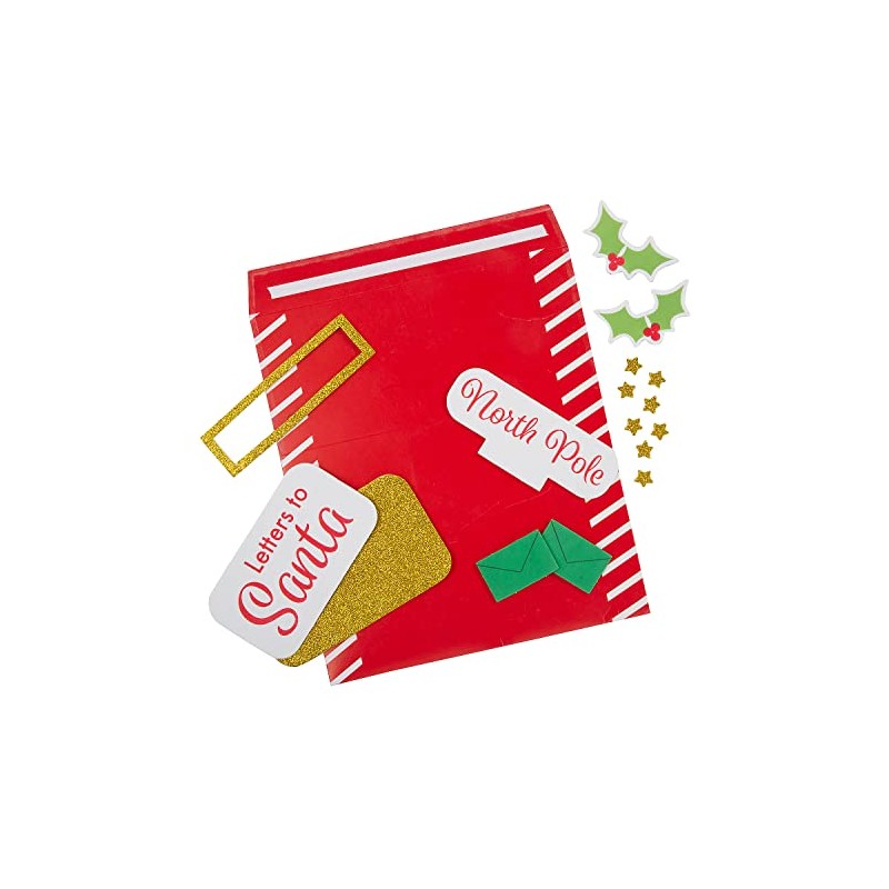 Santa Mailbox Craft Kit, Makes 1